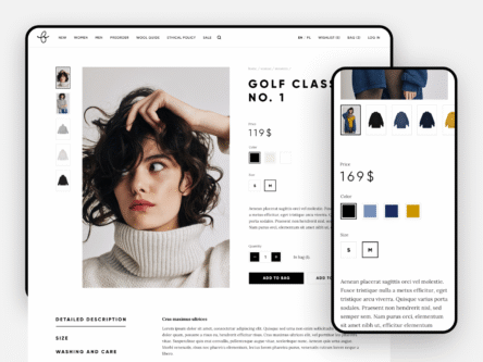 Bshm. Projekt modowego sklepu internetowego